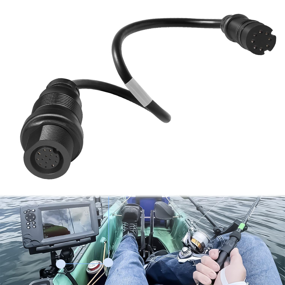 Fish Finder Cable - Replace for1852078 MKR-DSC-15DSC Transducer Adapter Cable/8-PIN