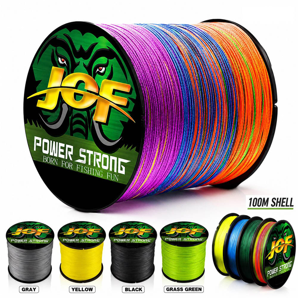 JOF 4X Braided PE Fishing Line - Fish Finder Cable ulasan dan harga