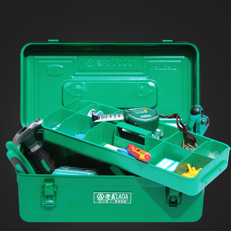 LAOA Tool Box Thickened Metal  - Fish Finder Case ulasan dan harga