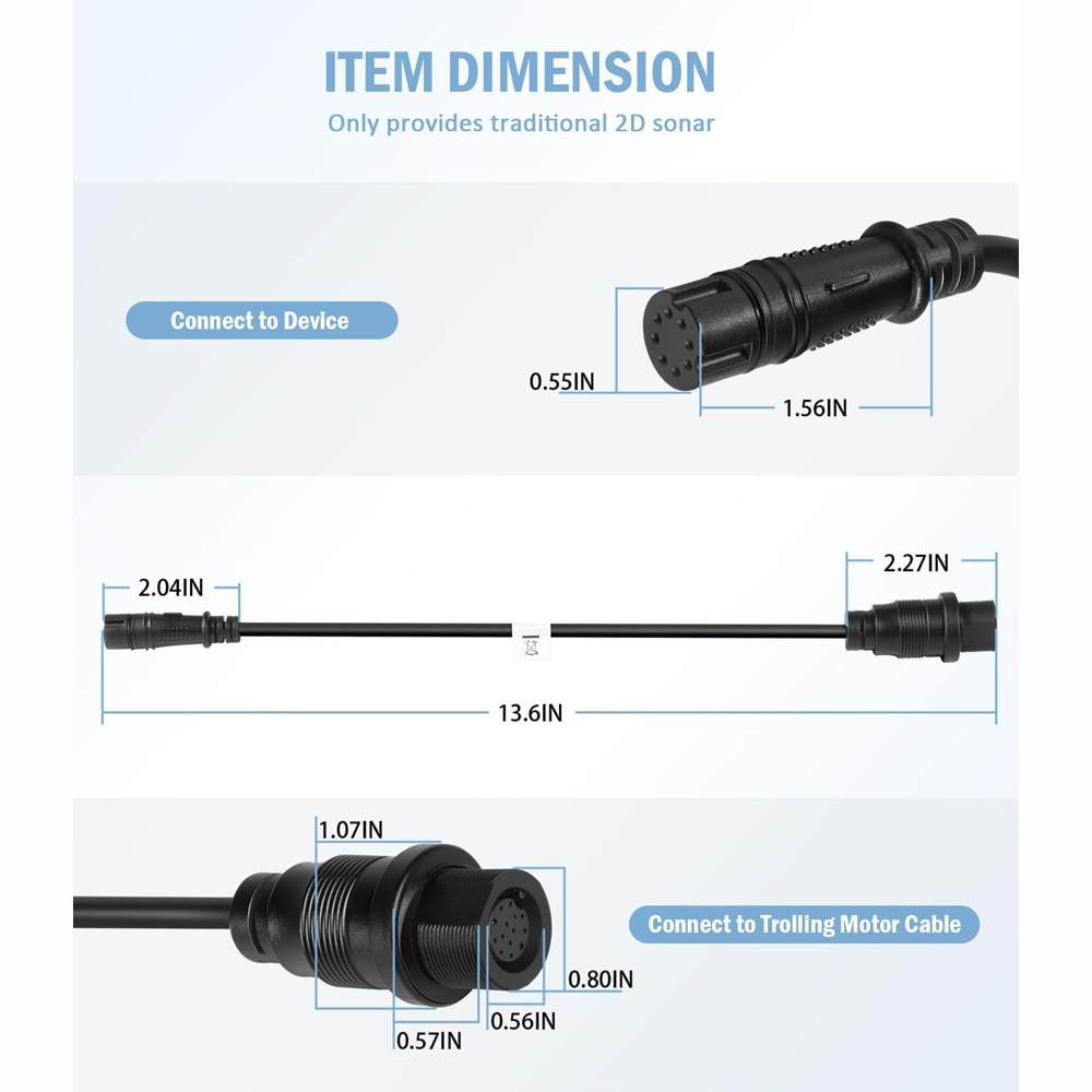 Replace for1852078 MKR-DSC-15D - Fish Finder Cable ulasan dan harga
