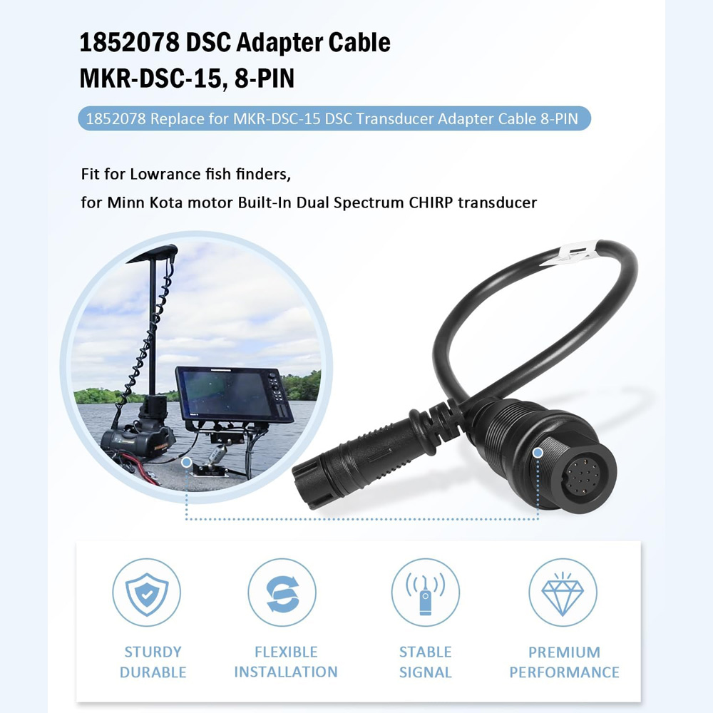 Replace for1852078 MKR-DSC-15D - Fish Finder Cable ulasan dan harga